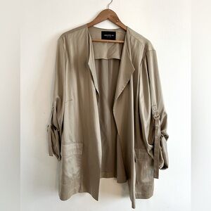Lafayette 148 New York Silk Bomber Jacket